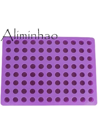 Cake Molds - 88 cavities Round M&Iacute;N&Iacute;s cheeseCake molds baking silicone mold for Chocolate 80 Square/H&eacute;&aacute;rt Truffle Candy ice mold (M0021 Round)