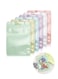60 Pcs Resealable Flat Clear Candy Color Food Storage Ziplock Bag, Safety Non Toxic Food Grade PET Plastic Packaging Pouch, Multi Use Bag for Card Cosmetic Candies Ect (Mix Color)