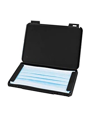 Face Mask Storage Box Black