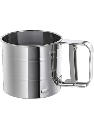 Digital Shoppy IDEALISK Flour Sifter Stainless Steel, Flour Sieve