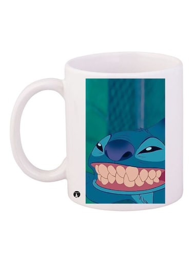 Printed Ceramic Coffee Mug Multicolour