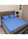 Design Hometex Design King Size 100% Cotton Solid Flat Sheet Set Lavande - 1 Flat Sheet (240x260 cm) + 2 Pillow Covers (50x80 cm)