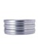 3-Piece Aluminum Basbuosa Cake Tray With Lid Silver 11inch