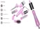 8-in-1 Hair Styler &ndash; Hot Air Brush with 2 Speed Settings, Cool Function, Overheat Protection   Multi-Functional Salon Hair Tool for Curling, Straightening, Drying &amp; Volumizing" Pink