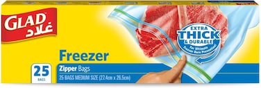 Zipper Freezer Bags Size 27.4cm x 26.5cm 25pcs