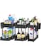 Puricon 3 Pack Under Sink Organizer Pull Out Under Sink Storage, 2 Tier Multi-Purpose Sliding Under the Sink Organizer Bathroom Kitchen Sink Organizer Under Cabinet Shelf for Cleaning Supplies -Black