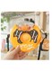 Donut Shape Cup Kids Feeding Cup with Straws Lovely Donuts Shape Water Cups Cartoon Leakproof Outdoor Water Bottle