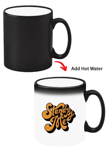 Color Changing Heat Sensitive Ceramic Mug, Image Revealed When HOT Liquid is Added! Stand by me-01