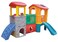 MEGASTAR PLAY SLIDE WITH TWIN TOWER MULTICOLOR