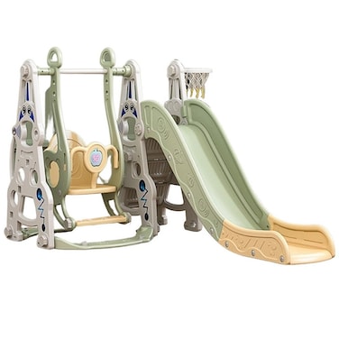Multifunctional 4 in 1 Swing and Slide - Green