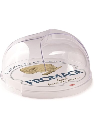 Snips   Round Cheese Holder   Fromage Decoration with Bell Lid   2 Safety Latches   24 cm diameter   Made in Italy   0% BPA and phthalate free