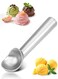 Cream Scoop with Confortable Handle and Easy to Release, Professional Metal Ice Cream Spoon, Heavy Duty Durable Design, Easy Clean