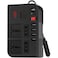 300W DC 12V to AC 220V Power Inverter with Dual AC Outlets, USB 5V 4.1A Fast Charging Port