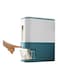 Rice Dispenser Storage Container White/Blue 34x17x41cm