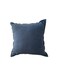 Home 1 Piece 50*50cm Size, 100% Linen Cushion Cover, Solid Blue.
