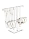 Tazweeq Acrylic Detachable Necklace Holder 2 Tier T-Bar Bracelet Holder,Clear Acrylic Tower Stand for Watches Rings Earrings Bracelets Bangles Necklace Display