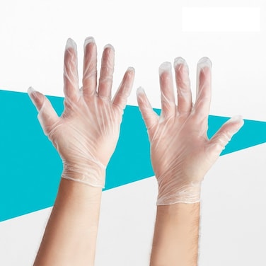 Vinyl Gloves Powder Free 100 Count