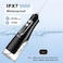 Annmiir Water Dental Flosser Professional Irrigator for Dental &amp; Oral Care with 8 Tips 4 Modes 310mL Large Capacity IPX7 Waterproof Rechargeable and Portable Cordless (Black)