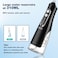 Annmiir Water Dental Flosser Professional Irrigator for Dental &amp; Oral Care with 8 Tips 4 Modes 310mL Large Capacity IPX7 Waterproof Rechargeable and Portable Cordless (Black)