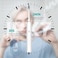 Necomi Sonic Electric Toothbrushes, USB Rechargeable Ultrasonic Tooth Brush with 4 Brush Heads 6 Cleaning Modes and Smart Timer IPX7 Waterproof Cleaning Toothbrushes for Adults and Kids (White)