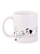 Cartoon Dogs Printed Coffee Mug White/Black/Red 11ounce