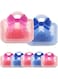 30 Pack Cartoon Bow Goodie Bags Kids Birthday Gift Candy Bags with Handle Plastic Ziplock Seal Bags Smell Proof Packaging Storage Bags With Handle For Candy, Snack, Birthday, Party Gift BackPack Bow
