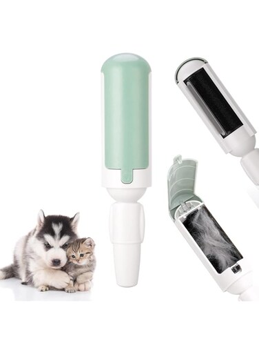 BIGTHREE Pet Hair Remover Roller, Reusable Lint Roller for Clothes, Portable Sticky Lint Brush, Washable Lint Roller, Cat Dog Fur Remover for Carpet, Furniture, Clothes, Bedding, Laundry, Sofa