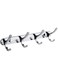 JOMOO 4 Hooks Wall Hanger Towel Hooks Heavy Duty Hooks for Hanging Ideal for Kitchen Bathroom Shower Home Door Closet Cabinet, Chrome