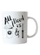 Your Wall All I need Is Coffee &amp; Mascara Printed Coffee Mug White/Black