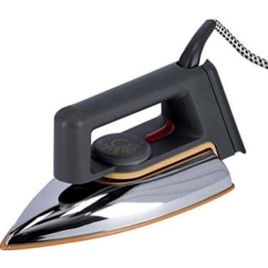 Premium 1000W Heavy Weight Dry Electric Iron with Adjustable Temperature Control

