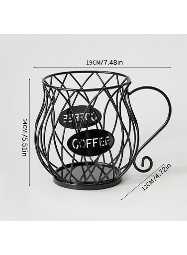 Pod Holder Black 17x12x14cm