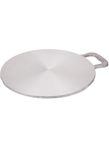 Raj Aluminium Arabic Tawa Fry Pan Frying Pan, 30cm, RAAT30, Suitable for Dosa, Crepe, Pancake, Omellete, Chapati, Roti, Paratha