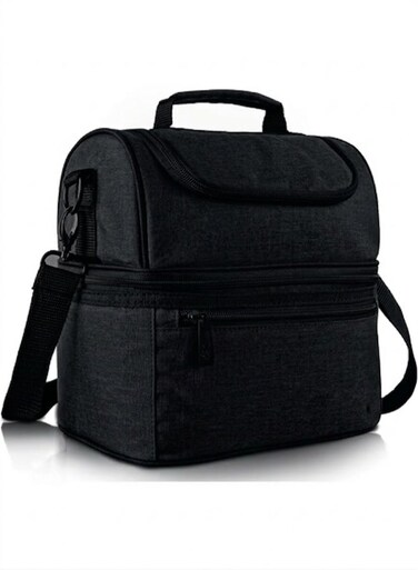 Care Lunch Box Insulated Lunch Bag Large Cooler Tote Bag for Adult,Men,Women, Double Deck Cooler for Office/Picnic Multicolour