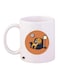 Bear Printed Mug White/Orange/Yellow