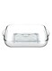 Grill Square Glass Baking Tray, 3250 Ml Capacity, 60 Mm Height, 317,5X282,5 Mm Diameter - Clear
