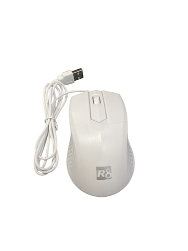 R8 Wired Mouse White