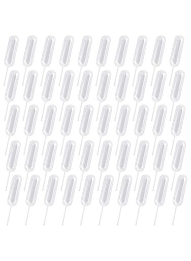 TORMEN Cylindrical Liquid Dropper Pasteur Pipettes for Cupcakes, Strawberry, Chocolates,Whiskey,Alcohol,Syrups,Sodas (4ml,50 pcs)