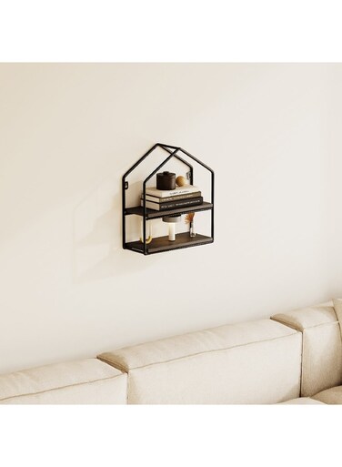 Box Urban Pentagon 2-Tier Metal Shelf 26 x 28.5 x 11 cm