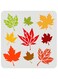 FINGERINSPIRE Maple Leaves Stencils 11.8x11.8inch Autumn Leaves Stencil Plastic Leaf Pattern Stencil Reusable Fall Leaf Stencils for Painting on Wood, Floor, Wall DIY Farmhouse Home Decor
