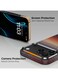 جراب Mobcos لهاتف iPhone 17 Pro بلون أحمر غروب الشمس مصنوع من ألياف الأراميد، بنسيج 1500D، غطاء مغناطيسي فائق النحافة وخفيف الوزن، متوافق مع تقنية MagSafe