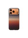 جراب Mobcos لهاتف iPhone 17 Pro بلون أحمر غروب الشمس مصنوع من ألياف الأراميد، بنسيج 1500D، غطاء مغناطيسي فائق النحافة وخفيف الوزن، متوافق مع تقنية MagSafe