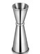 Jigger, 304 Stainless Steel Measure Cup Dual Spirit Measurer Double Shot 30ml/60ml Short Drink Mixer Jigger Perfect Party Silver Kitchen Tools for Party, Wedding Anniversary, Birthday