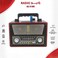 Retro-Style Portable Bluetooth Radio with Rechargeable Battery &amp; Hi-Fi Stereo Speaker

