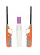 Bella The Brand Gas Lighter Set with Refill Bottle, Long Utility Refillable BBQ Candle Kitchen Lighter, Extended Stainless Steel Nozzle, Safety Flame Igniter for Home &amp; Outdoor Use