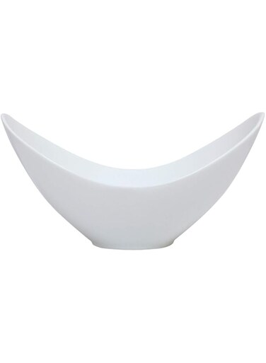 Sunnex Porcelain Boat Shaped Dish 25 Cm, White