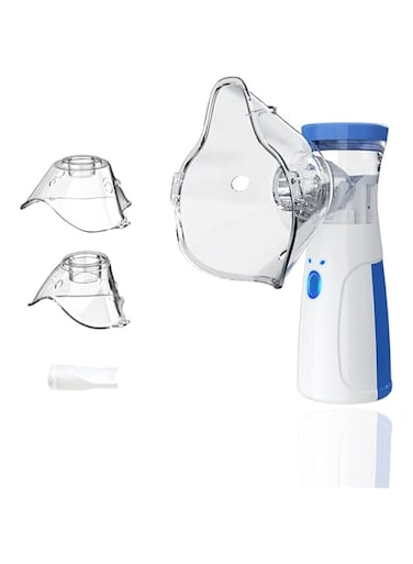 Axodeen Nebulizer,Portable Mini Vaporizers Handheld Atomizers for Adults and Children,Ultrasonic Humidifier for Home and Travel Use, Steam Mesh Inhalators (2024 Blue-upgrade)