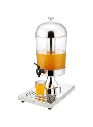 Sunnex X23688 Juice Dispenser, Silver, 36x26x55cm, 8L