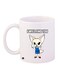I Will Find You Printed Coffee Mug White/Beige/Blue 11ounce