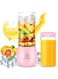 Azonee Portable Blender, USB Rechargeable Smoothie Blender, Personal Beach Blender for Shakes and Smoothies with 6 Sharp Blades, Travel Lid, One Touch Auto-cleaning Waterproof Blender for Kitchen