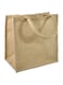 Natural Burlap Tote Bags Reusable Jute Bags with Full Gusset (Pack of 6)